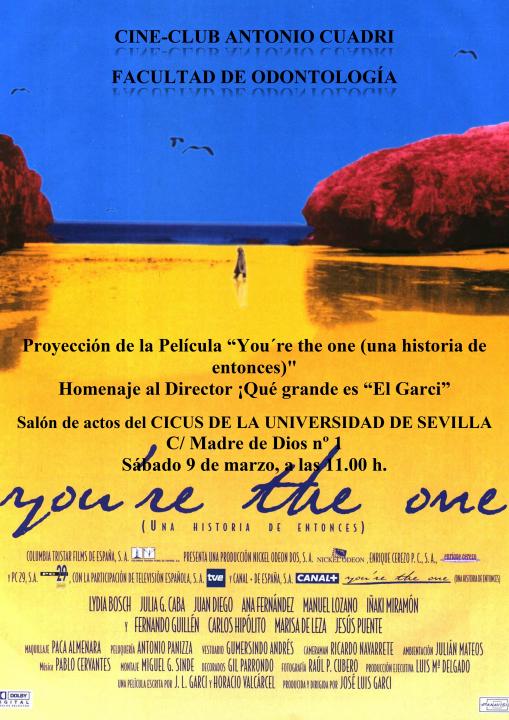 CineClub "Antonio Cuadri" YOU ARE THE ONE    9/3/2024